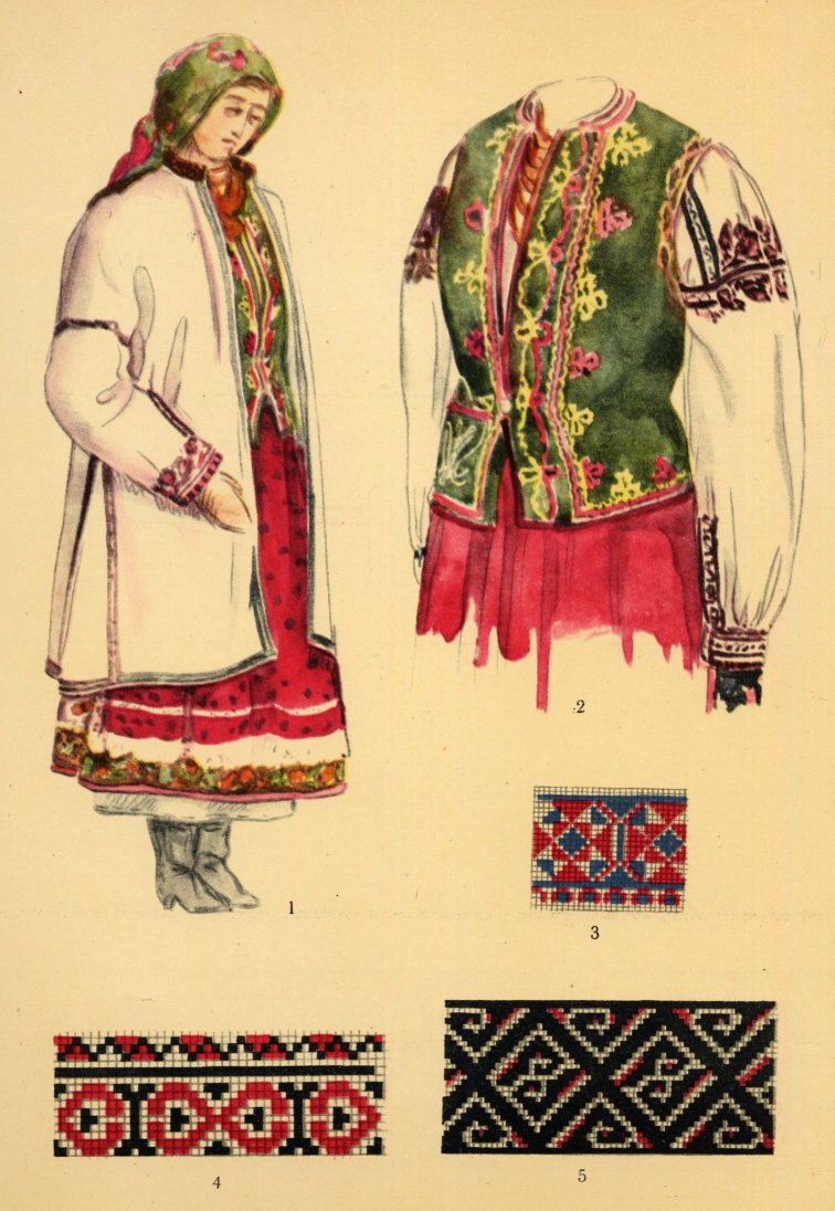 FolkCostume&Embroidery: Costume & Embroidery of Drohobych county and ...