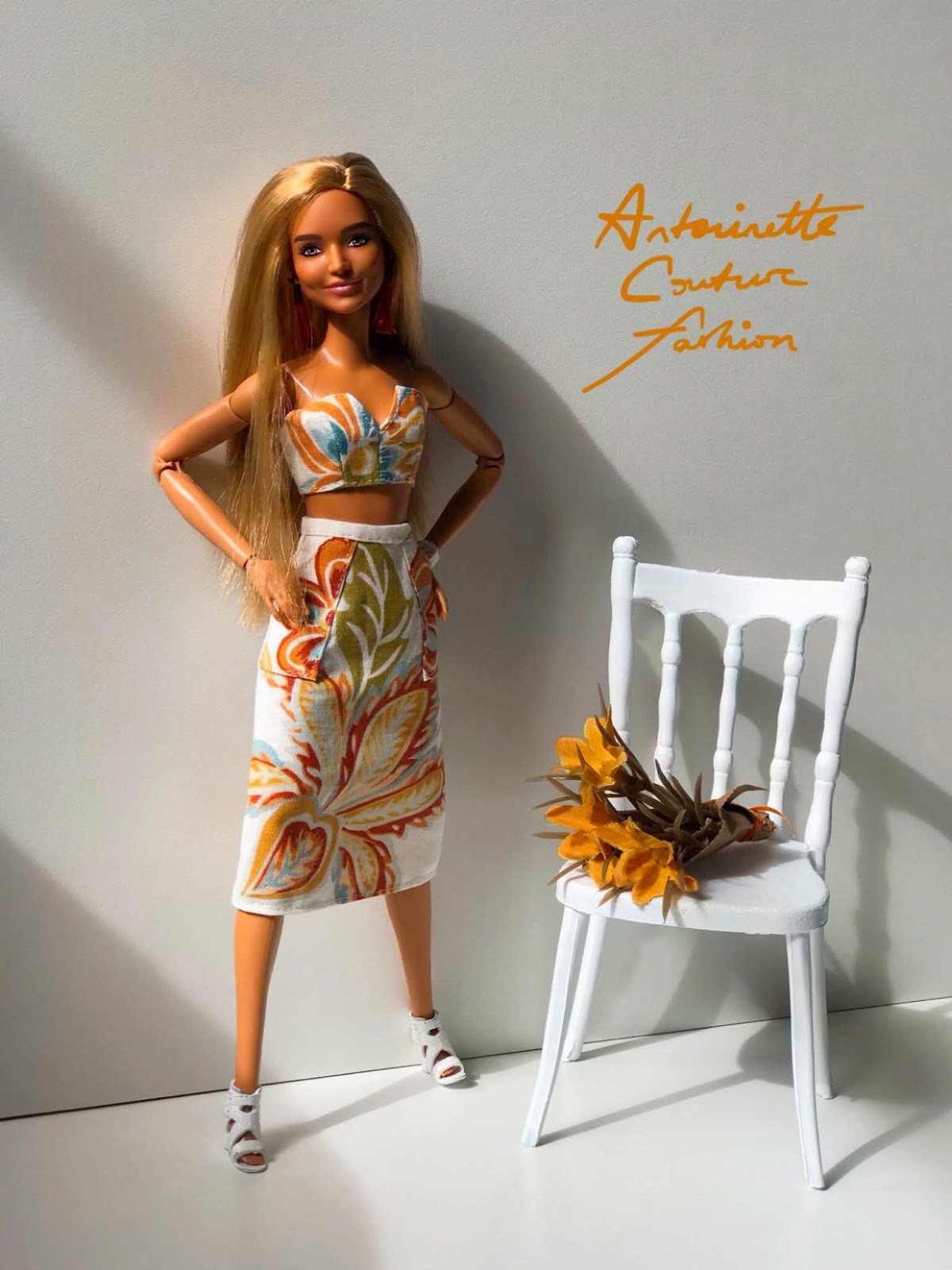 Barbie Doll Top Skirt Set