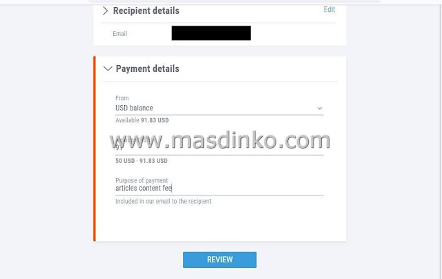 Cara Kirim saldo Payoneer ke Akun Payoneer Terbaru 2021