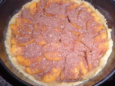  Tarta fea de melocotón 