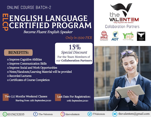 English Language Certified Program (ELCP) 2020 - The Valentem-YHP-TSEP