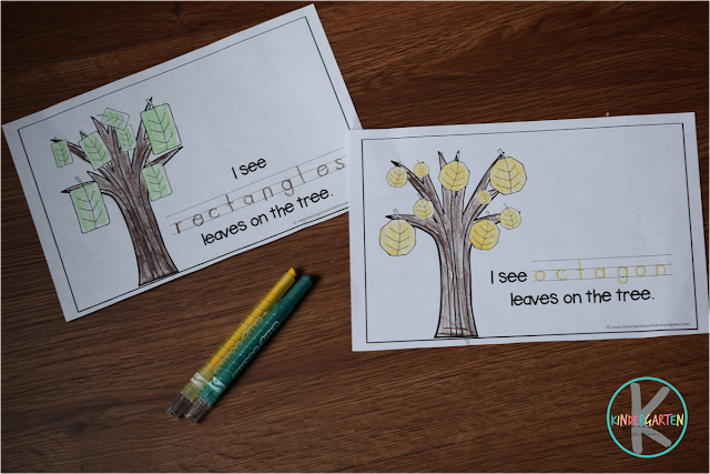 fall shapes emergent reader to color and trace shape words fall shapes emergent reader to color and trace shape words