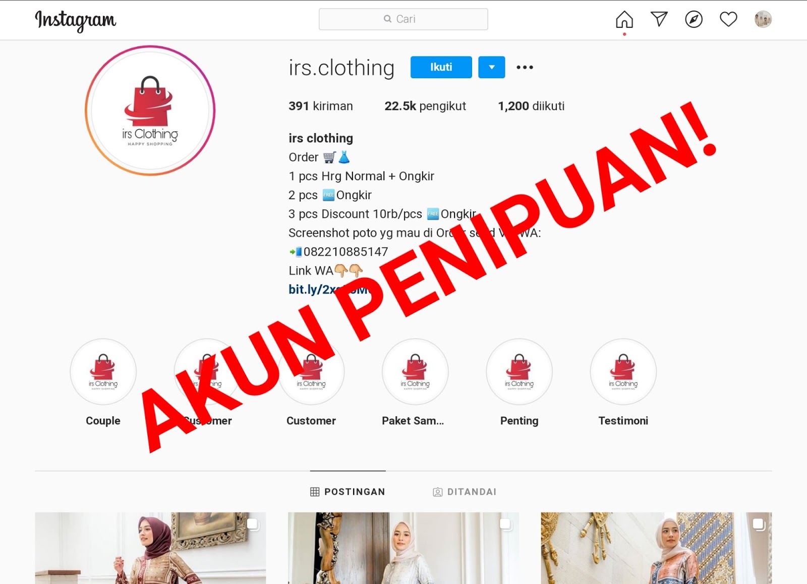 Jebakan Manis di Balik Layar: Mengungkap Modus Penipuan Jual Beli Online di Instagram