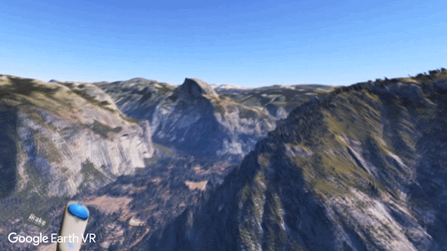 Animiertes GIF von Google Earth VR