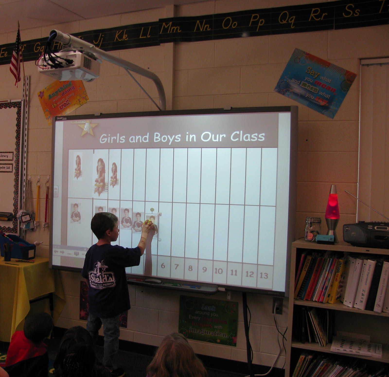 First Grade Gallery Lessons for Little Learners Graphing on the Smart