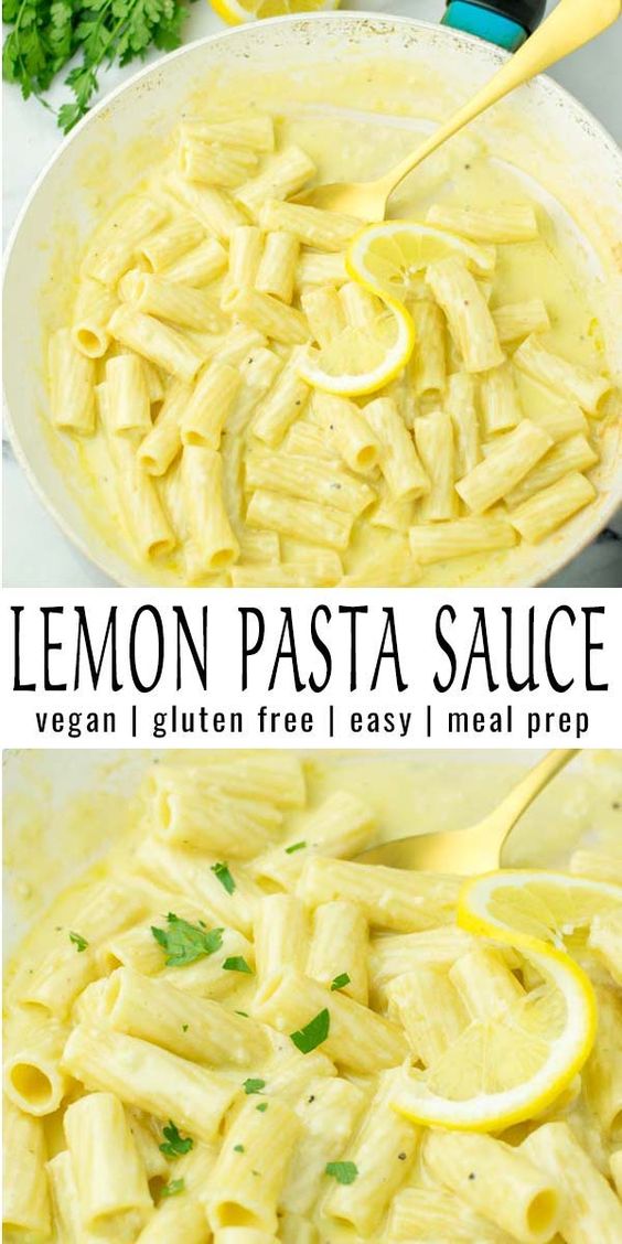 Lemon Pasta Sauce [vegan] Jessica Recipes