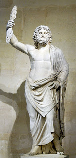 Zeus the king of gods in greek mythology