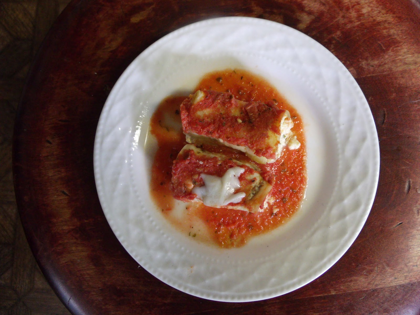 Ma's Apron Strings involtini di melanzane (aka Eggplant Rollatini)