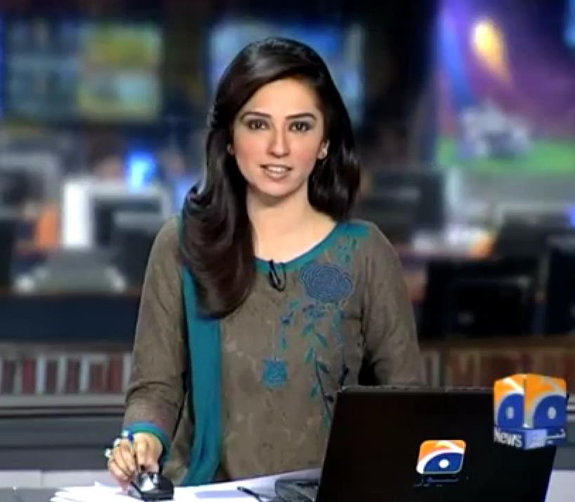 Pakistan Geo News Six Female Anchors Images of The Day Pakistan Six Hits