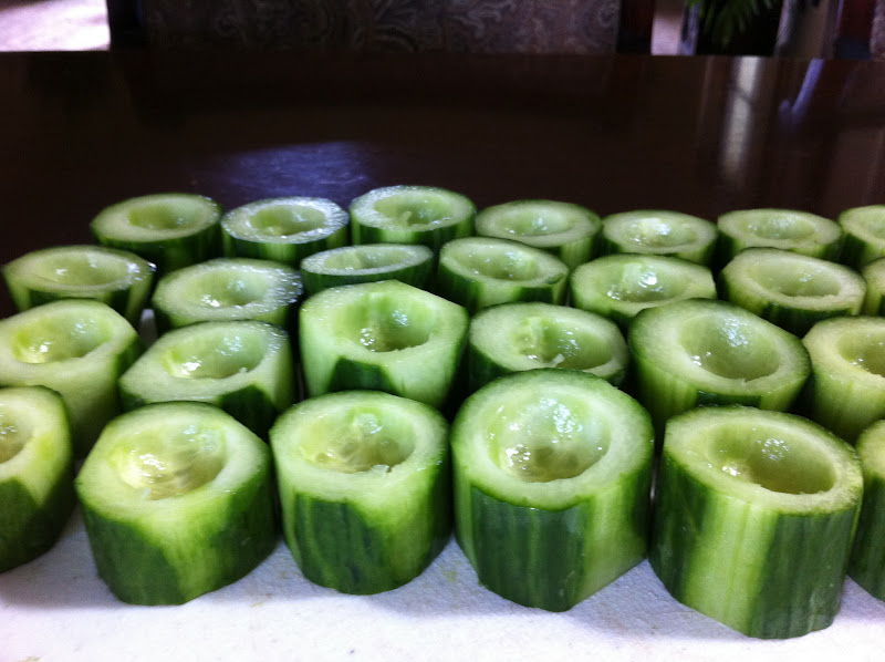 The Pampered Jes: Cucumber Cups