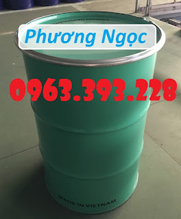 Thùng phuy sắt nắp mở, thùng phuy sắt 220L đựng hóa chất 12ff926048f0b0aee9e1