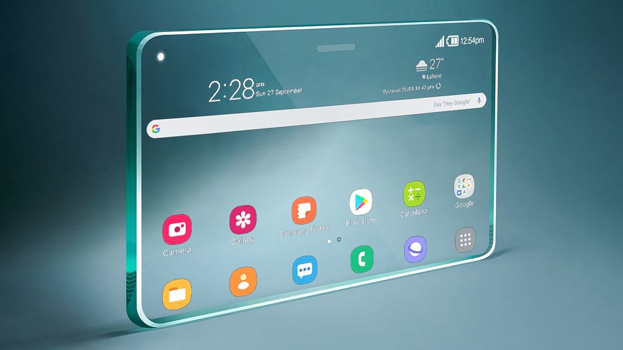 TECH LAYOUT World's First Samsung's See Through Transparent Phone!! It