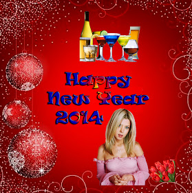 Happy New Year Hot Girls Wallpapers | 2014 New Year HD Girls Party 