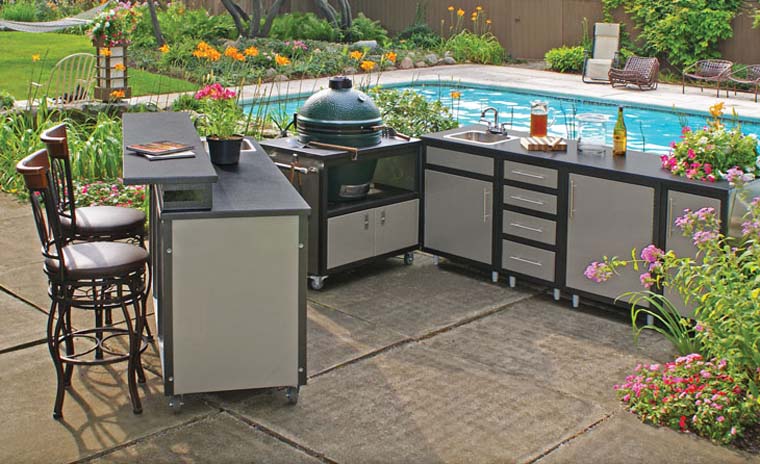 Home Designs Ideas: Outdoor Kitchen Kits Preparation to Consider