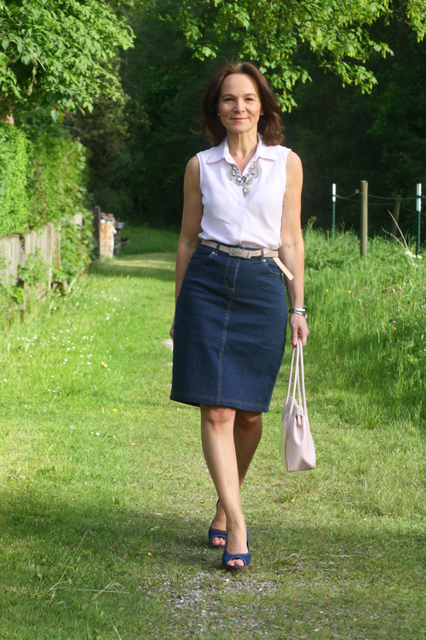 Revival Of The Denim Skirt Lady Of Style