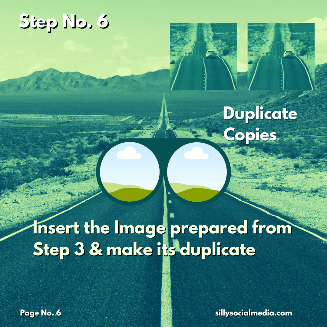 How to Design a Binocular effect on CANVA? Graphic Design