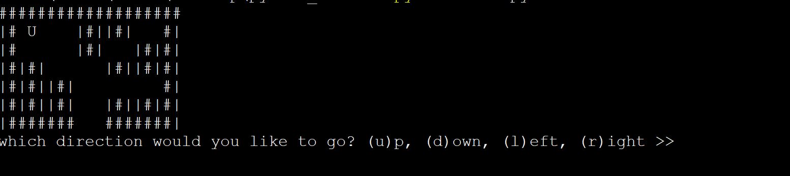 Python, a map, and a maze