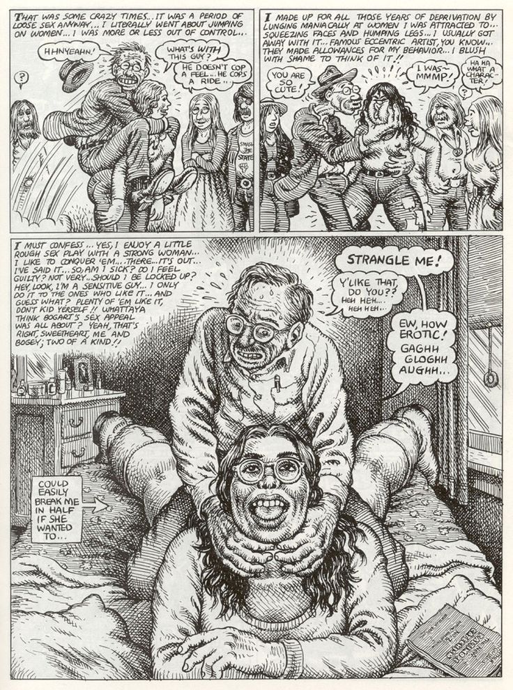 Robert Crumb, the Father of Underground Comics.