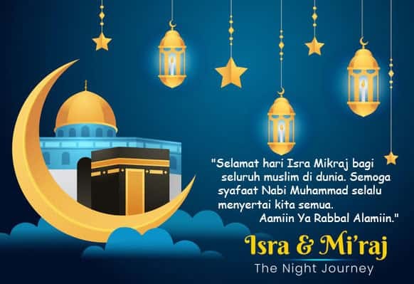10 Gambar Ucapan Selamat Isra Miraj 2023 ke 1444 H - Review Teknologi