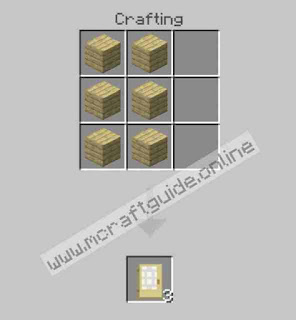 How To Make Birch Door In Minecraft