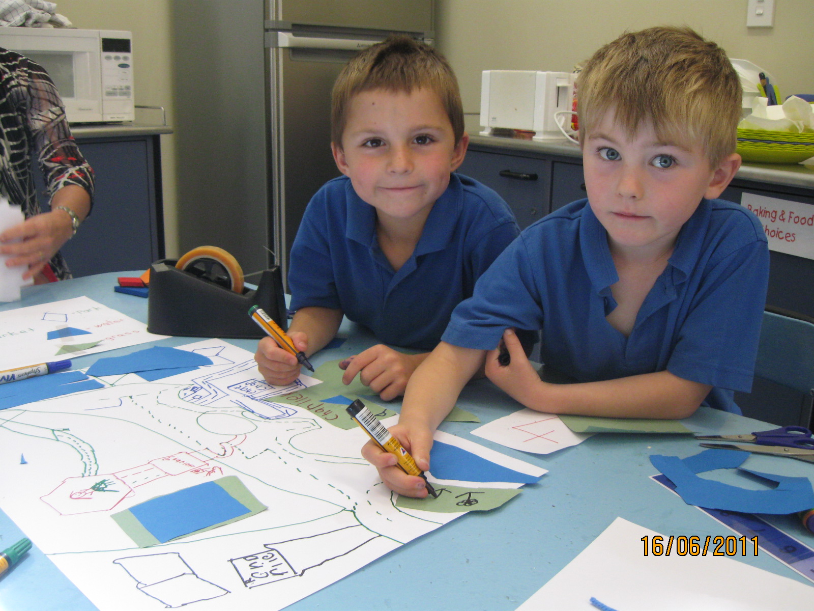 A Boyd: Map making in K0. We used shapes and positional language.