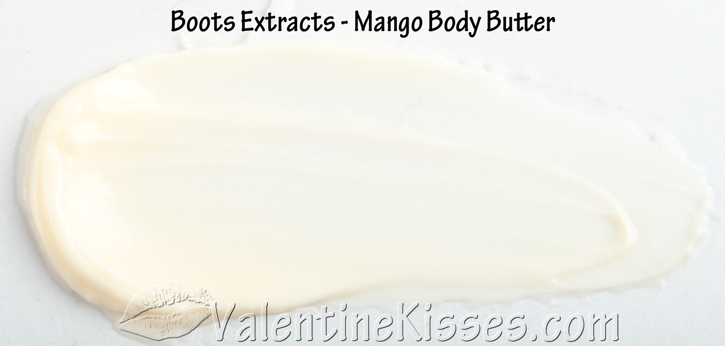 Valentine Kisses Boots Extracts Mango Sugar Scrub & Mango Body Butter pics, swatches, reviews