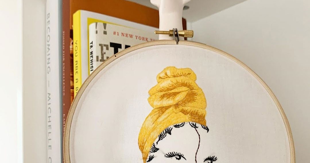 How many black embroidery artists do you know  stitch floral