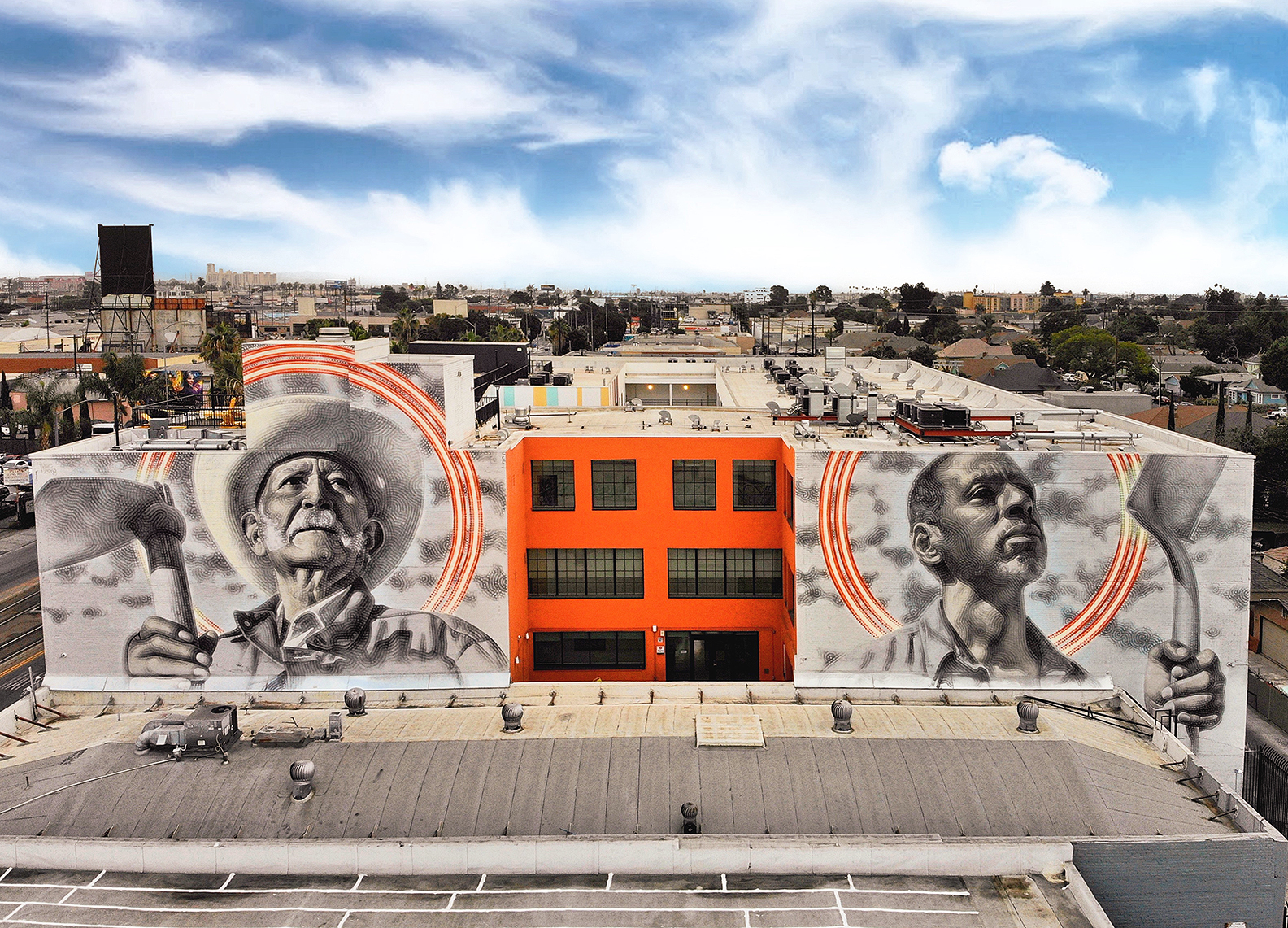 MAC ART: New Murals in Los Angeles: 'Shared Roots (Unity Threatens  Inequity)'