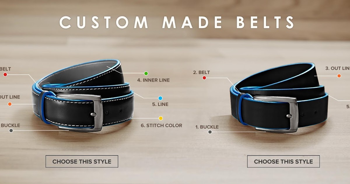 Our Company Offers Custom Belts Which Look Great and Wear Extremely