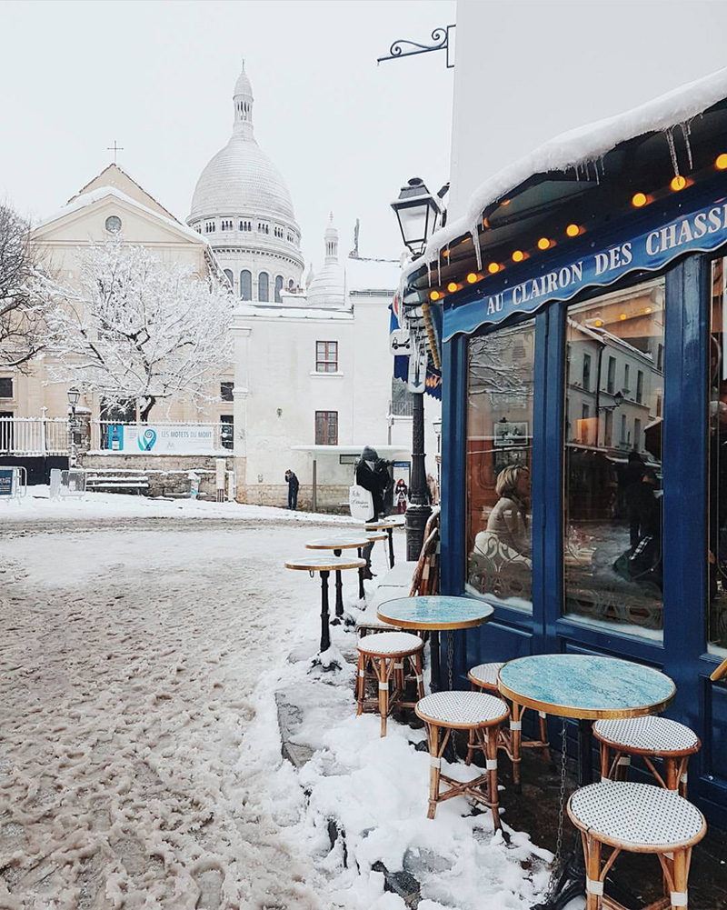 Weekday Wanderlust | From Instagram: Paris Sous La Neige / Paris in the Snow