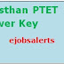 Rajasthan PTET Answer Key 2017, PTET 2017 Answer Sheet / Solved Papers