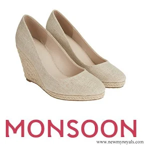 Kate Middleton wore Monsoon Fleur Wedges