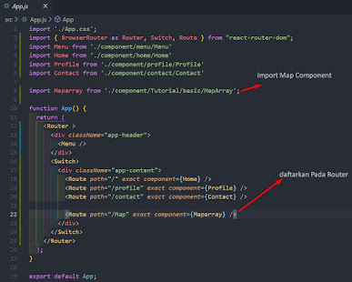 Tutorial Belajar Reactjs #8: Map dan Filter Array Pada React js - AK Studio