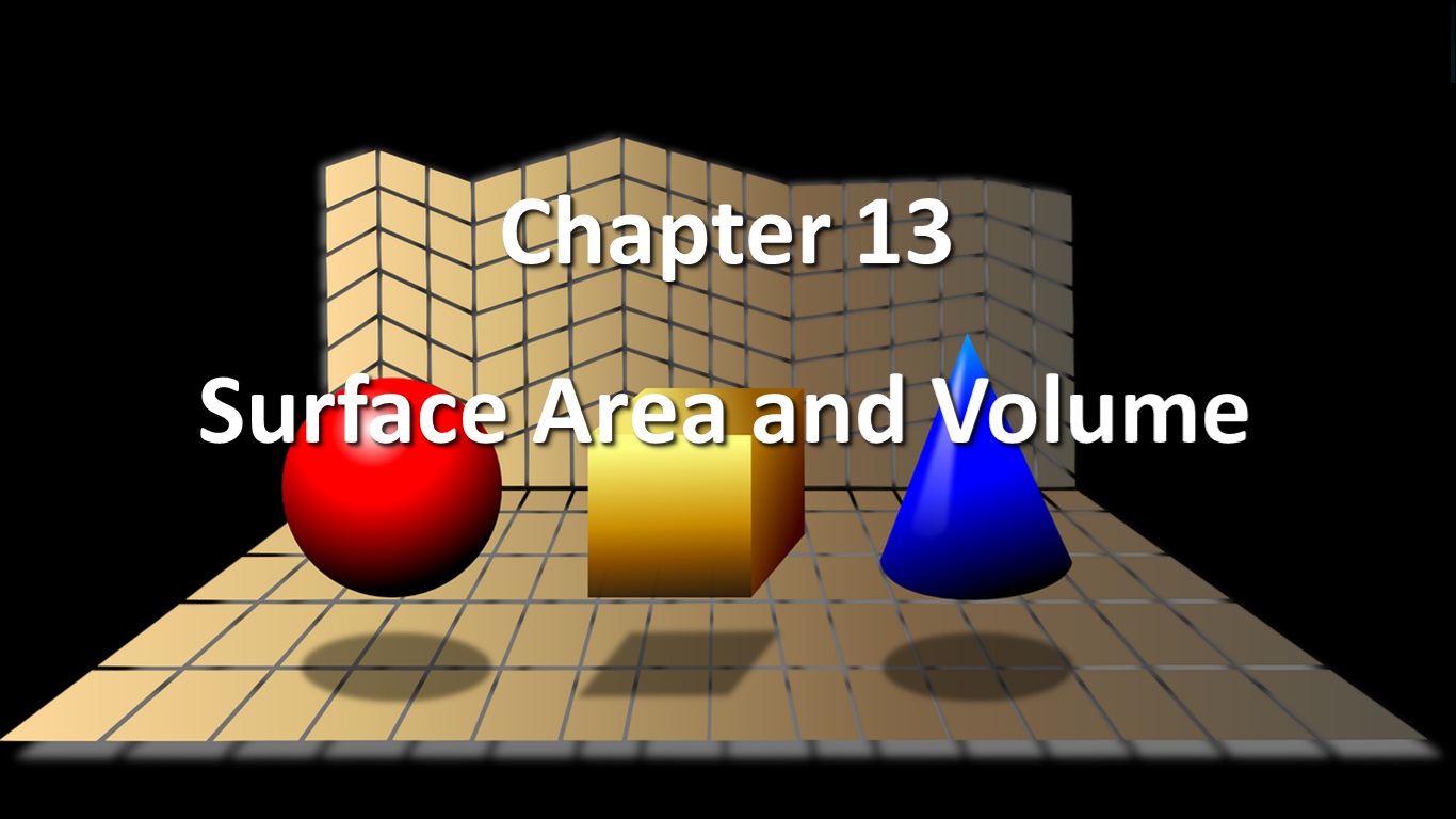 13 Surface Areas and Volumes