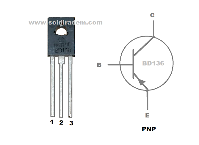 Data dan Persamaan Transistor BD136 PNP