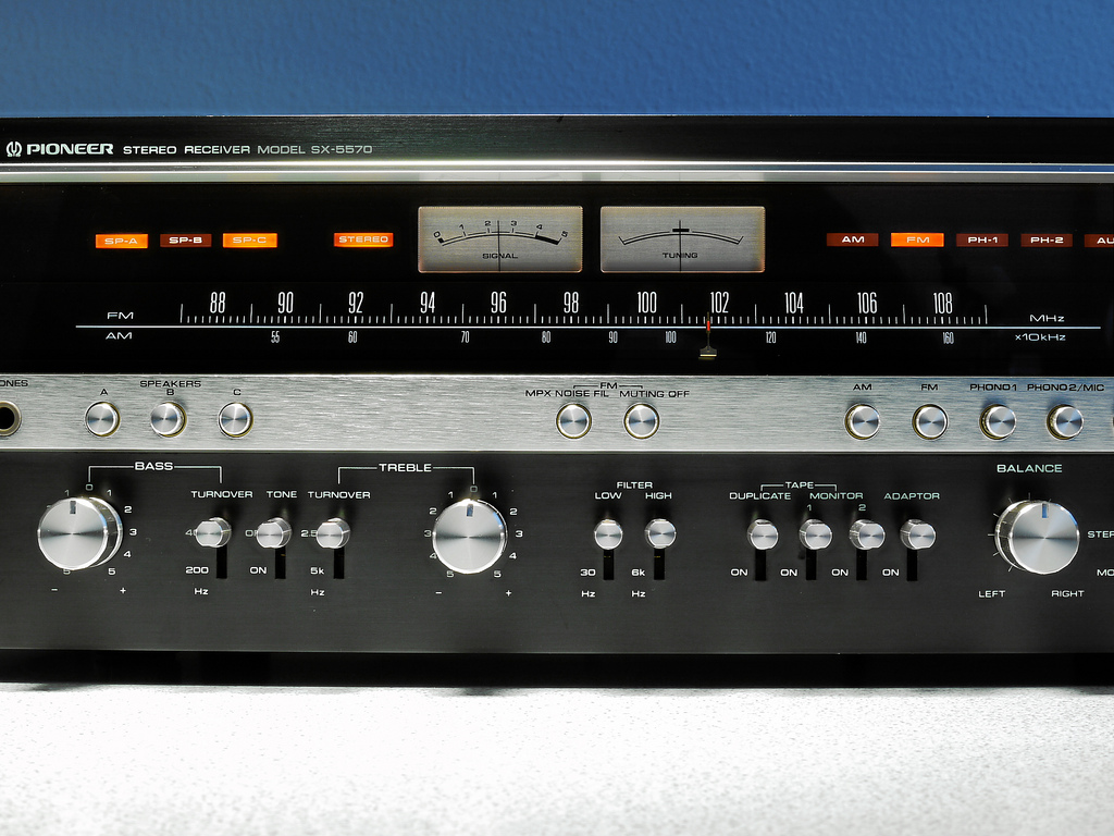 Pioneer SX-5570 - Analog Stereo Receiver | AudioBaza