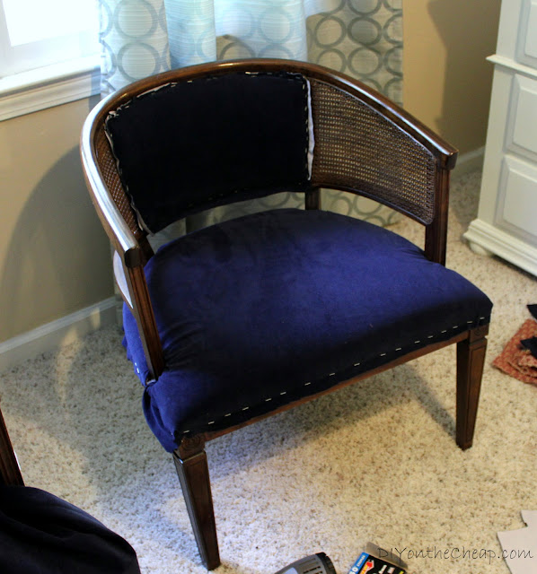 How to reupholster a chair