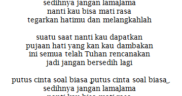 Chord Gitar Jangan Bersedih | Kumpulan Chord Lagu