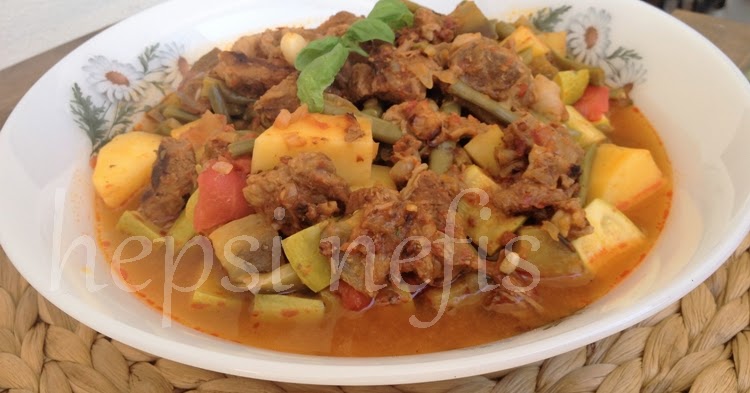Türlü Etli Yaz türlüsü