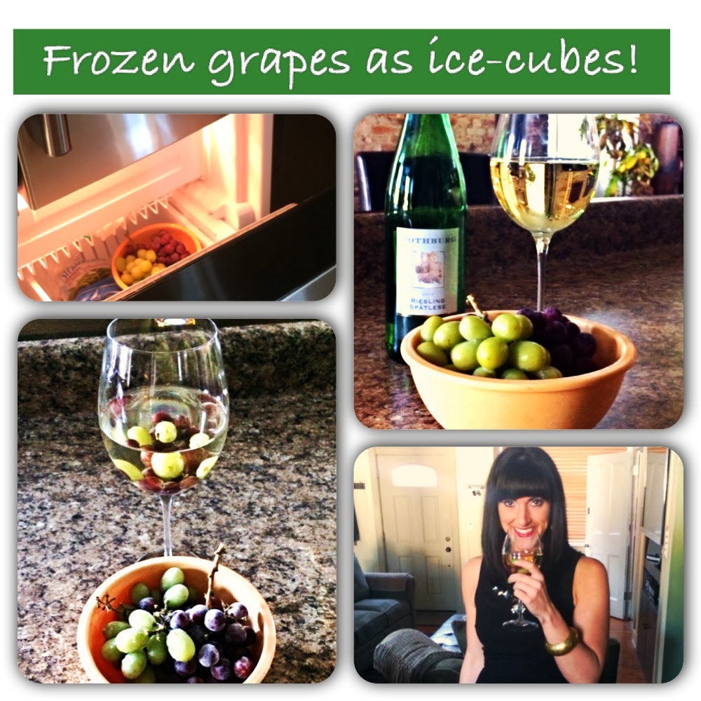 Creeo Concepts Frozen Grapes as IceCubes!