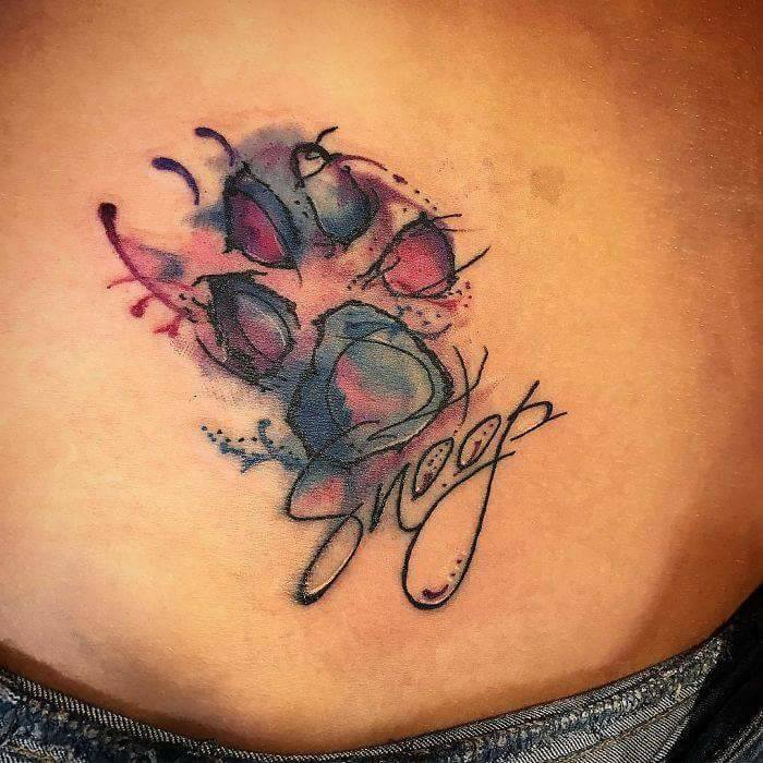 Osheaga lineup exclaim music Dog Paw Print Tattoos | My Crazy Email