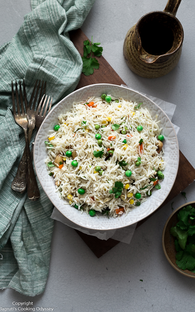 COCONUT MILK PULAO RICE INSTANT POT J Cooking Odyssey