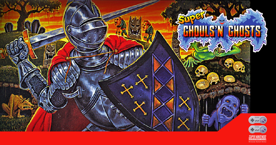 super-ghouls-n-ghosts-snes-a-desafiante-aventura-para-livrar-a-princesa-das-m-os-do-dem-nio