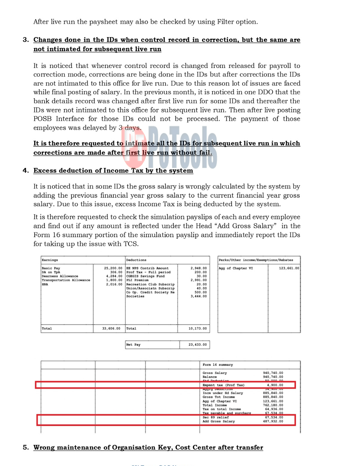 SOLUTIONS ON WHILE ISSUES FACED DURING PAYROLL PROCESS IN SAP