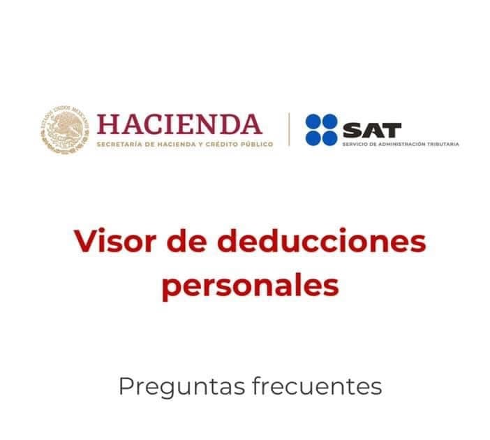Visor de deducciones personales para el ejercicio fiscal 2020 Factur