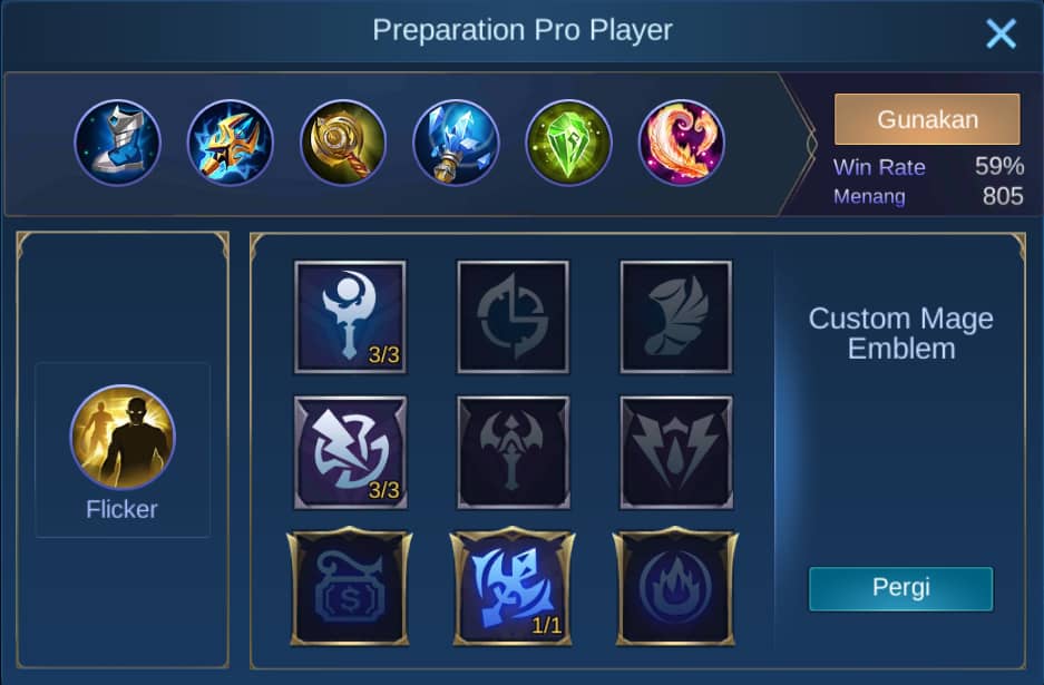 build item aurora mobile legends (ML)