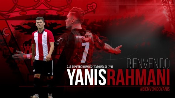 Oficial: El Mirandés firma a Yanis Rahmani