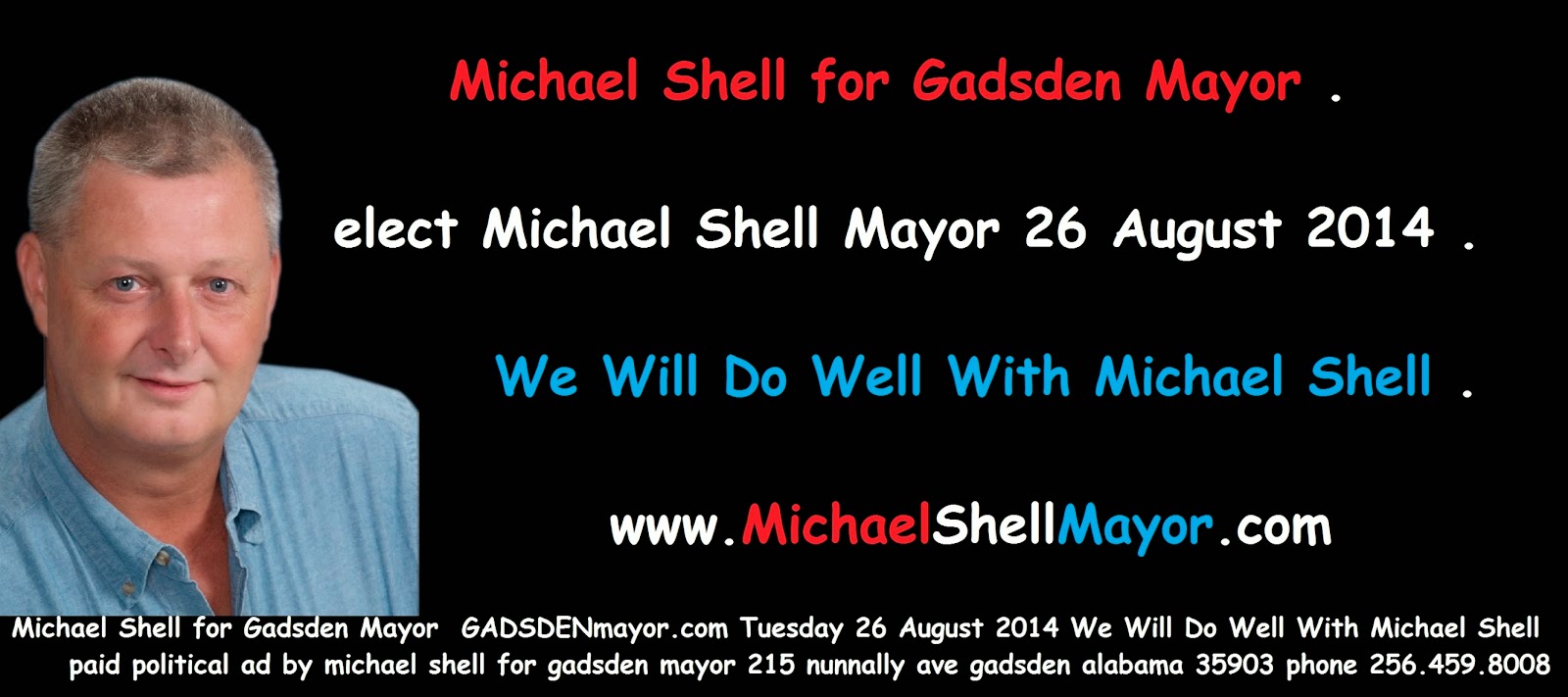 Travel GiG With Michael Shell Happi Travel: elect Michael Shell Mayor ...
