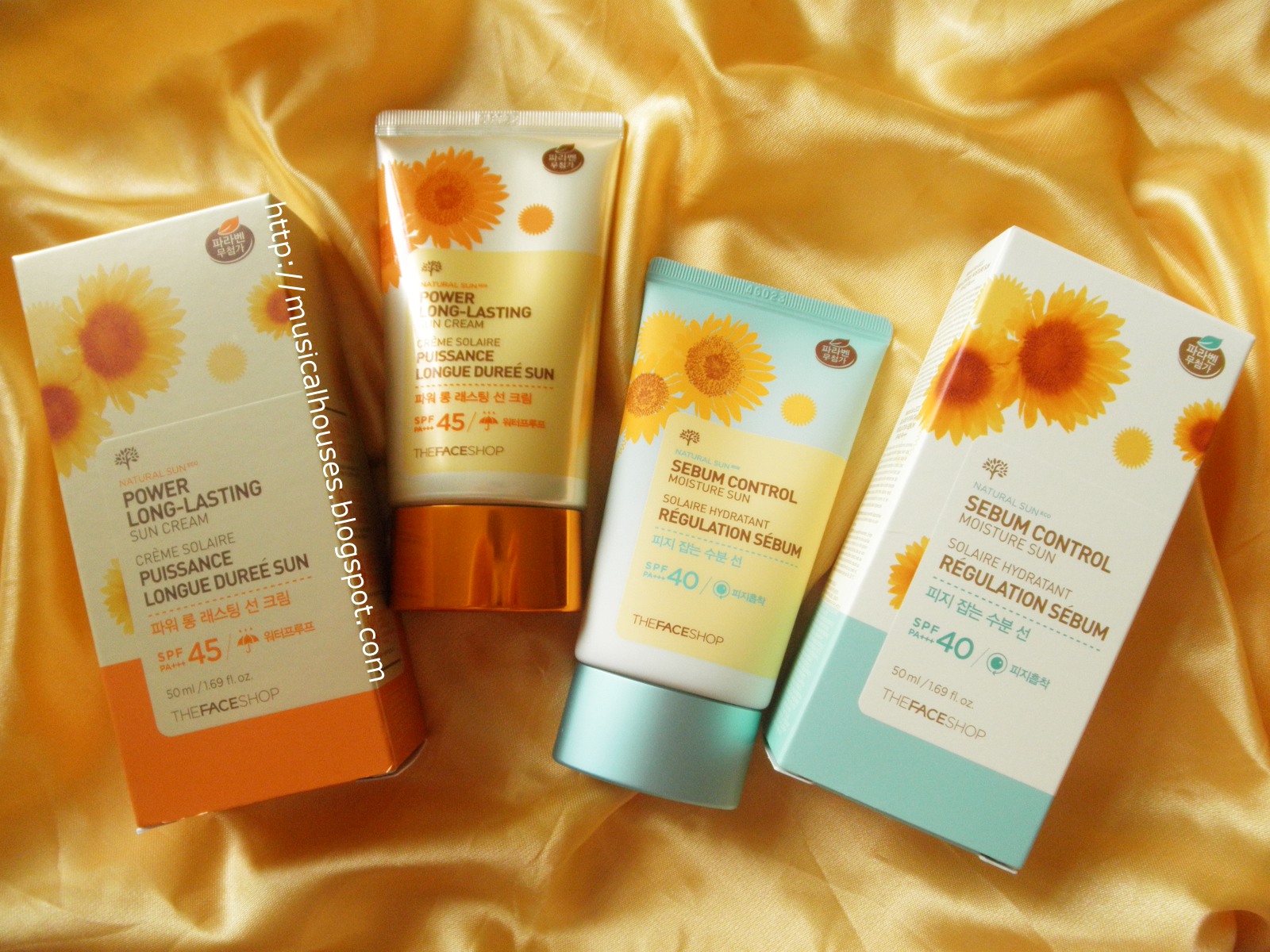 The Face Shop Sunscreens Review and Ingredients Analysis Natural Sun