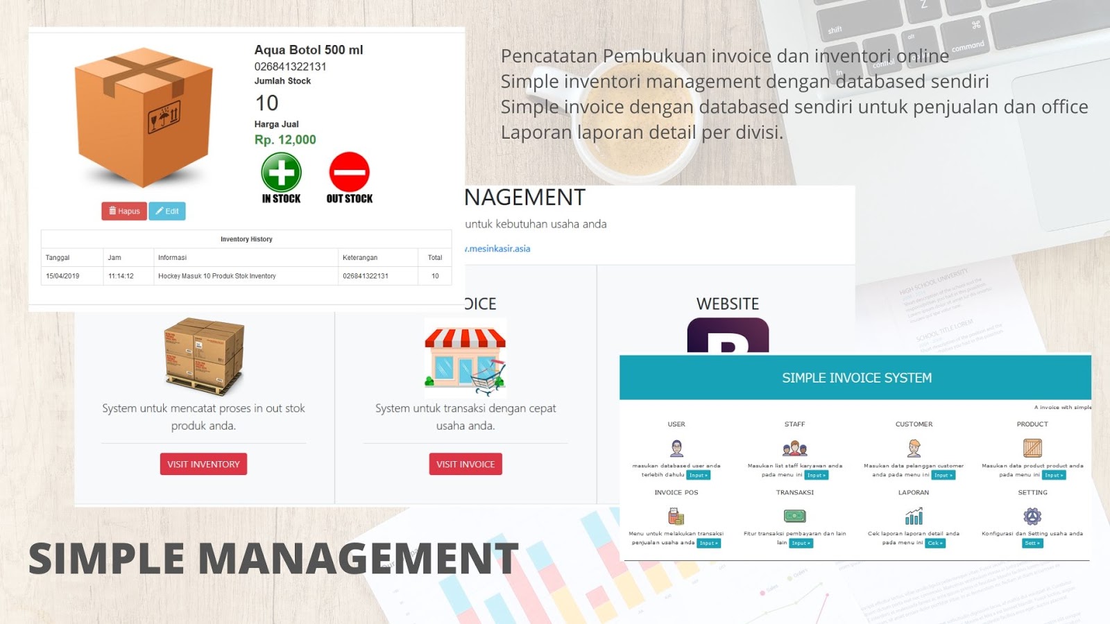 inventori dan invoice online